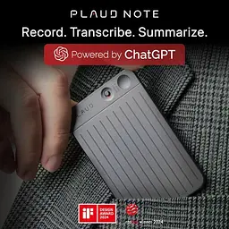 Диктофон Plaud Note ChatGPT Empowered AI Voice Recorder Black [112025] - мініатюра 6