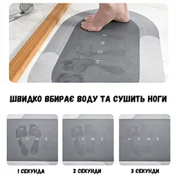 Вологопоглинаючий килимок для ванної кімнати - мініатюра 6
