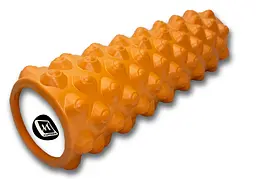 Масажний ролик EasyFit Grid Roller Extreme 45 см помаранчевий (EF-2051-OR)