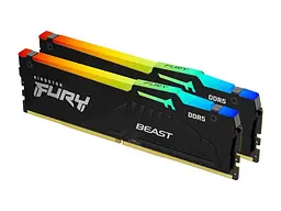 Модуль пам'яті Kingston FURY 32 GB (2x16GB) DDR5 6800 MHz Beast RGB EXPO (KF568C34BBEAK2-32) - мініатюра 2