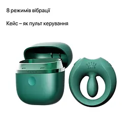 Ерекційне смарт-віброкільце Zalo Apis Turquoise Green - мініатюра 5