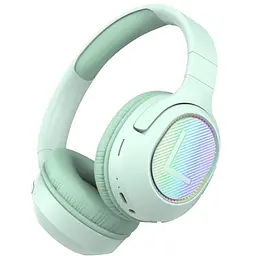Бездротові навушники MSL-911 Bluetooth повнорозмірні HI-FI звук Extra Bass LED підсвічування зелений
