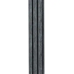 Рейка декоративна Sticker Wall PS 2900х115х12мм Темний графіт SW-00002128 - мініатюра 5