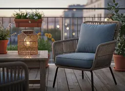 Садовий ліхтар на сонячній батареї GardenLine LAP5993 Коричневий — Балконний декор, 20 см. - мініатюра 2