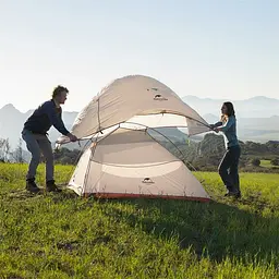 Намет Naturehike Cloud Up 2 Updated NH17T001-T надлегкий двомісний з футпринтом 20D сірий - мініатюра 8
