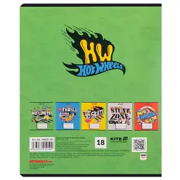 Зошит Kite Hot Wheels, 18 аркушів, лінія (HW25-237) - мініатюра 8