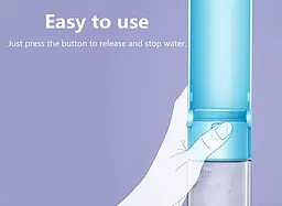 Пляшка для собак Redminut 420 мл поїлка для води портативна в дорогу для вигулу Блакитний - мініатюра 6