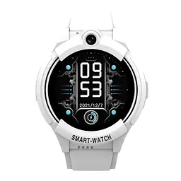 Дитячий розумний смарт годинник-телефон Lemfo M56 з GPS, 4G сім картою, прослуховуванням та кнопкою SOS До 5-7 днів роботи Білий - мініатюра 2
