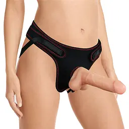 Страпон LoveToy Easy Set As Pic 20 см (тілесний) - мініатюра 15