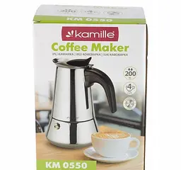 Кавоварка гейзерна Kamille KM-0550 200 мл - мініатюра 8