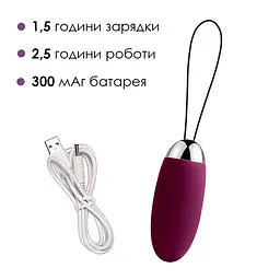 Віброяйце з пультом керування Svakom Elva Violet - мініатюра 5