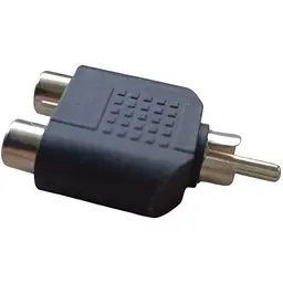 Перехідник сплітер GRAND 2 rca f to 1 мale 2 тюльпани мами на 1 тато