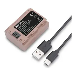 Аккумуляторная батарея для Sony NP-FZ100 USB-C (KingMa) 2000 mAh