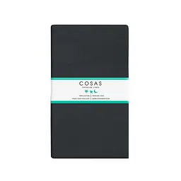 Набір простирадл на резинці Cosas BEIGE/BLACK 160х200х20 см (Set_Beige_Black_160x200_2) - мініатюра 11