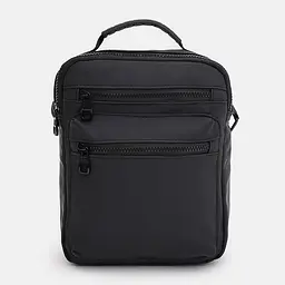 Сумка чоловіча Monsen C1PI879bl-black 25х21х7 см Чорний - мініатюра 2