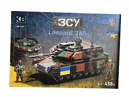 Конструктор KB 1145 LimoToy "Військовий танк Leopard 2A5" фігурки 458дет в коробці (6903317617142)