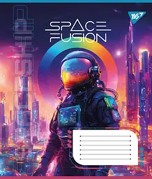 Набір зошитів Yes Space fusion А5 в клітинку 36 аркушів 15 шт. (767070) - мініатюра 5