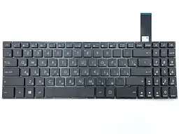 Клавіатура для ASUS FX570UD, FX570Z, FX570ZD, FX570U, X570U, X570UD, X570ZD, X570D, K570U, K570UD, K570Z, K570ZD (RU Black з підсвічуванням) - мініатюра 3