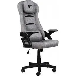 Геймерське крісло GT Racer X-5993-1 Fabric Gray [166937] - мініатюра 2