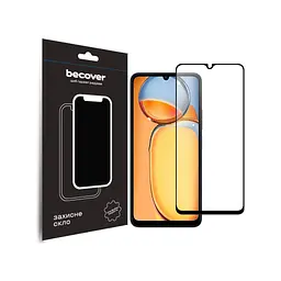 Скло захисне BeCover Xiaomi Redmi 13C / Poco C65 Black (710491) - мініатюра 1