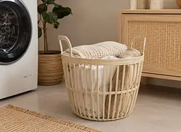 Кошик Prosperplast Zoe Basket мультифункціональний плетений 25 л бежевий (5905197371740) - мініатюра 5