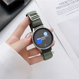 Ремінець для Samsung Galaxy Watch 4 Classic 46mm - зелений Watchbands Cloth Wave ширина кріплення 20мм нейлоновий (WB031-9757210) - мініатюра 5
