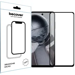 Скло захисне BeCover Poco F6 Pro Black (712585)