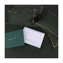 Постільна білизна MirSon Сатин Imperial Satin Emerald 175х210 двоспальний (2200008576240) - мініатюра 10