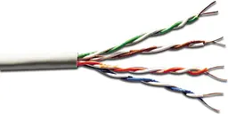 Кабель вита пара САТ 6 UTP 305м AWG 23/1 CCA PVC сірий Digitus teh0018321