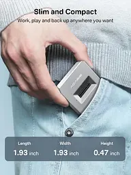 Зовнішній корпус ACASIS M04B для M.2 NVMe/SATA SSD 10 Гбіт/с з підтримкою до 8 ТБ (Синій) - мініатюра 7