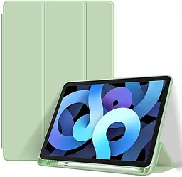 Чохол-книжка BeCover Tri Fold Soft TPU з кріпленням Apple Pencil для Apple iPad Air (4/5) 2020/2022 10.9 Зелений (711107) - мініатюра 2