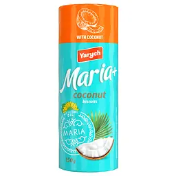 Печиво затяжне Yarych Марія+ з кокосом 150 г - мініатюра 2