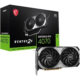 Відеокарта MSI RTX 4070 12Gb VENTUS 2X E OC (RTX 4070 VENTUS 2X E 12G OC) (GDDR6X, 192 bit, PCI-E v4.0) FR - мініатюра 5