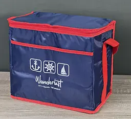 Термосумка Stenson Wanderlust R28805 25 л охолодження та збереження температури 36x20x32 см Синій - мініатюра 6