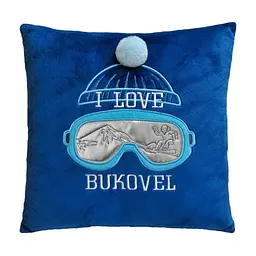 М'яка іграшка Tigres Подушка I love Bukovel (ПД-0480)