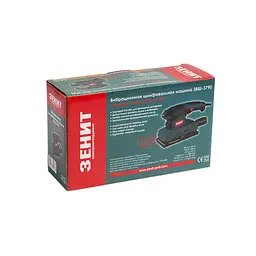 ZENIT Шліфмашина вібраційна ЗВШ-3790 370Вт платформа 90х187 11500кол/хв 1.4кг - мініатюра 6