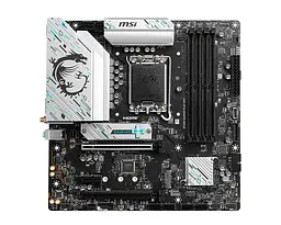 MSI Материнська плата B760M GAMING PLUS WIFI s1700 B760 4xDDR5 HDMI DP WiFi BT mATX