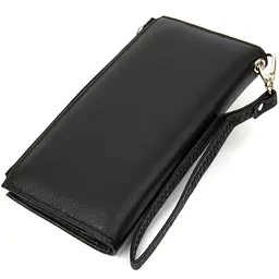 Класичний гаманець-клатч ST Leather 19373 чорний - мініатюра 5