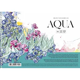 Альбом  Muse Aquarelle на спіралі A4 20 аркушів  в асортименті (PB-SC-020-308)
