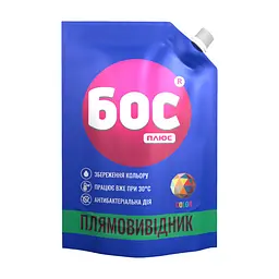 Средство для удаления пятен БОС плюс Color гель кислородный для цветных тканей 500 мл (4823015909238)