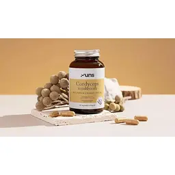 Екстракт гриба кордицепс UNS Cordyceps Mushroom 60 вегетаріанських капсул (2022-10-2713) - мініатюра 3