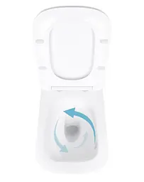 Унітаз підвісний Qtap Tern Ultra Quiet, з сидінням Slim Duroplast/ Soft-close/ Quick Release QT17332303AW - мініатюра 5