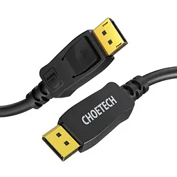 Кабель Choetech DisplayPort v1.4 XDD01BK 8K 60Hz 2 m - мініатюра 3