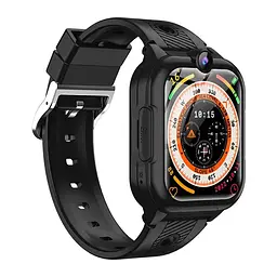 Дитячий смарт годинник Lemfo A8 з 4G LTE, GPS трекером, Wi-Fi, HD відеодзвінками, прослуховуванням, кнопкою SOS та вологозахистом IP67 До 4 днів роботи Чорний - мініатюра 3