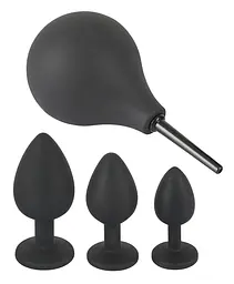 Набір анальних пробок Black Velvets Anal Kit чорний - мініатюра 3