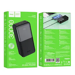Універсальна мобільна батарея Hoco J136B Sirui 30000mAh Black (36643_3608770) - мініатюра 2
