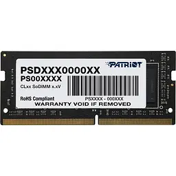 Модуль пам'яті SO-DIMM 16GB/3200 DDR4 Patriot Signature Line (PSD416G320081S)