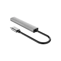 Концентратор Orico Type-C to USB3.0, 2xUSB2.0, TF (AH-12F-GY-BP) (CA913541) - мініатюра 2