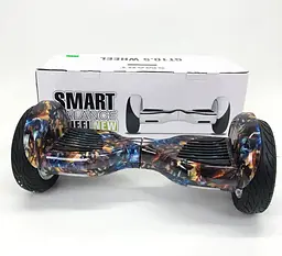 Гіроборд Smart Balance Wheel U20 Pro + Autobalance 10.5"  Кольорове Полум'я - мініатюра 2