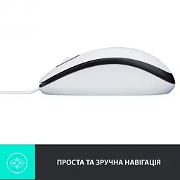 Миша Mouse M100 White Logitech teh0022132 - мініатюра 7